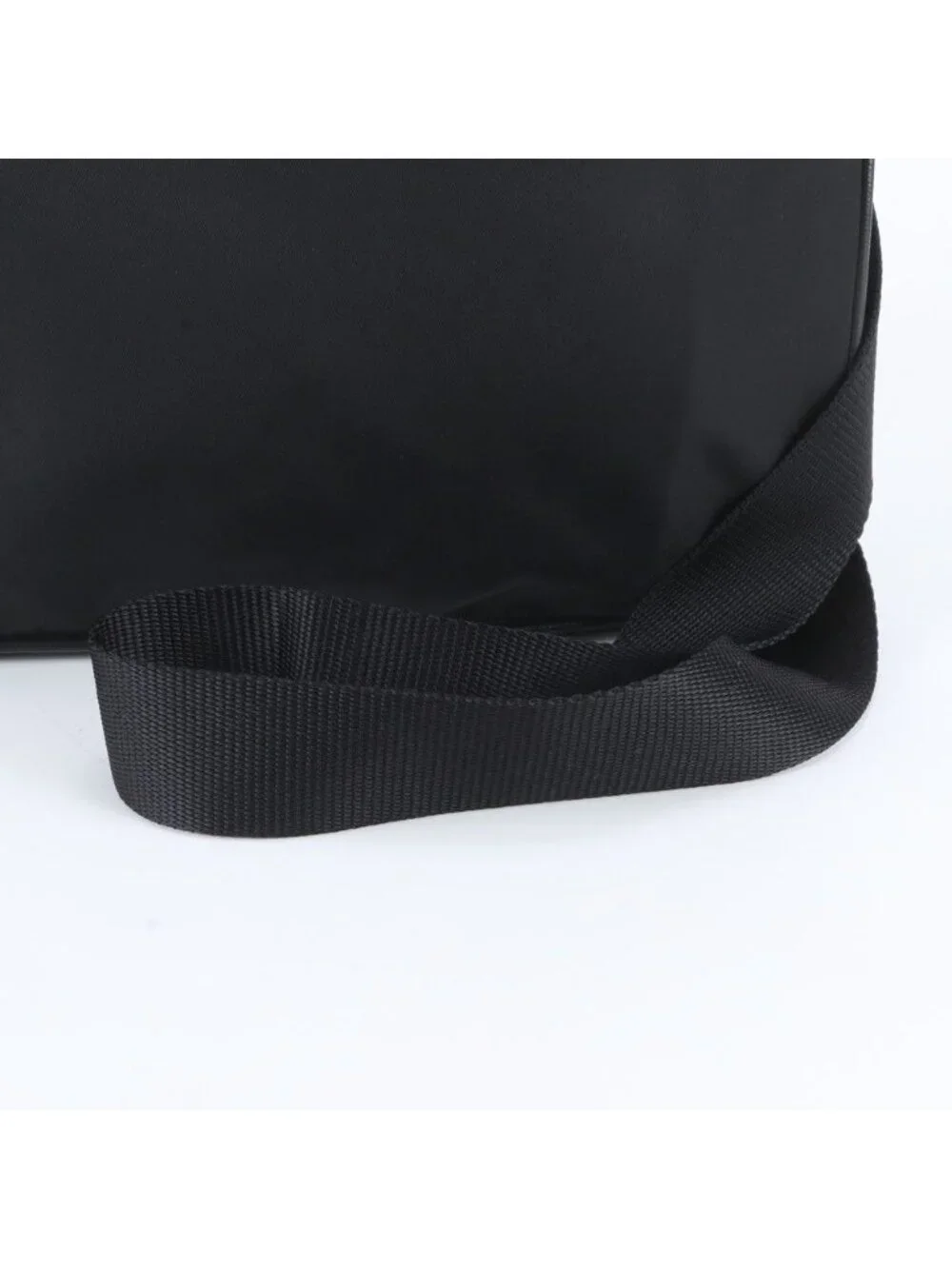Prada Tessuto Nylon Triangle Logo Leather Shoulder Bag Crossbody Messenger